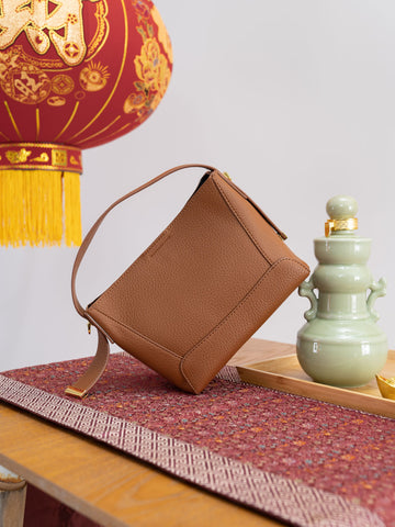 Ranae Top Handle Sling Bag (Brown)