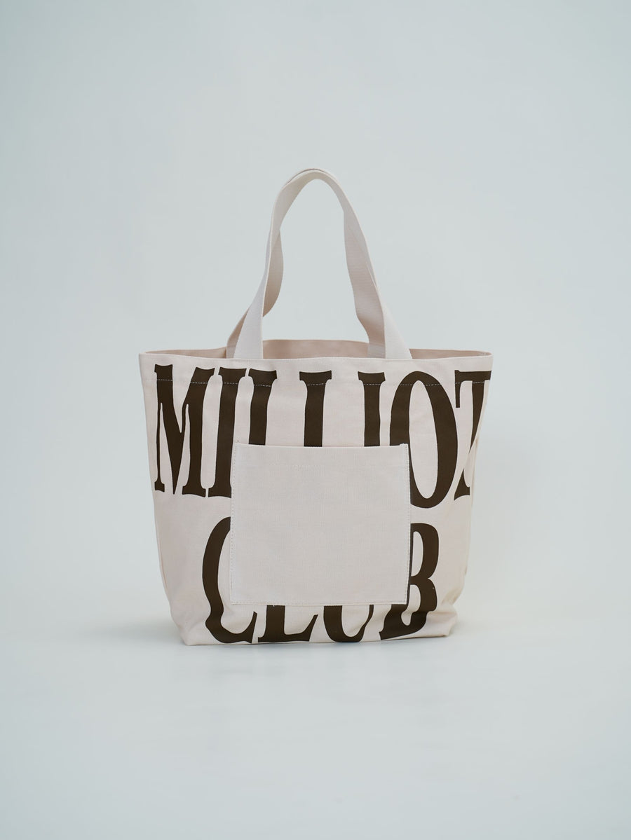 Milliot Club Medium Tote Bag (Brown)