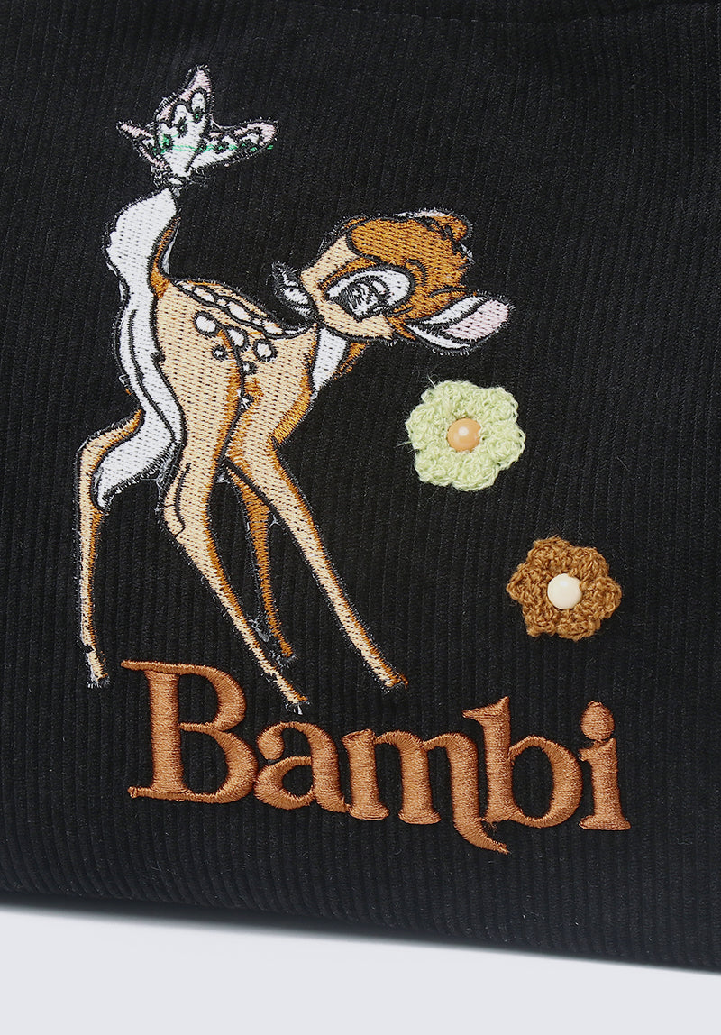My Little Bambi Tote Bag (Black)