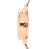 Harper Rose Gold Mesh Strap Watch (Salmon)