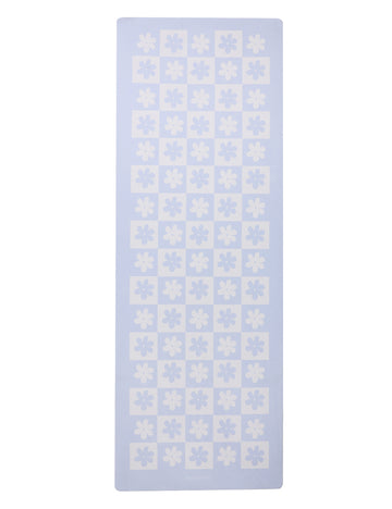 Flower Power Yoga Mat (3.5mm) (Light Blue)