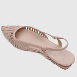 Kym Pointed Toe Flats (Pink)