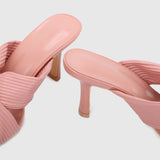 Sapphire Open Toe Heels (Pink)