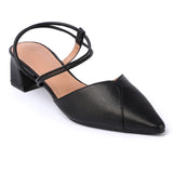 Potion Pointed Toe Heels (Black)