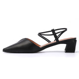 Potion Pointed Toe Heels (Black)