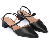 Potion Pointed Toe Heels (Black)