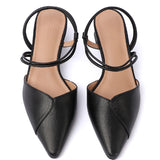Potion Pointed Toe Heels (Black)