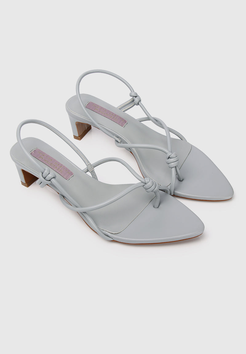 Nurita Harith Helena Pointed Toe Heels (Grey)