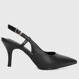 Lally Pointed Toe Heels (Black)