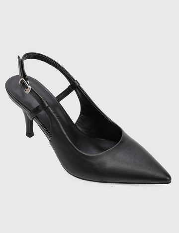 Lally Pointed Toe Heels (Black)