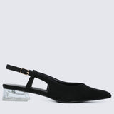 Tikvah Rounded Toe Heels (Black)