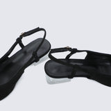 Tikvah Rounded Toe Heels (Black)