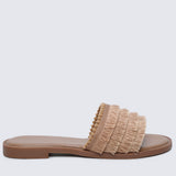 Tahnee Open Toe Sandals & Flip Flops (Brown)