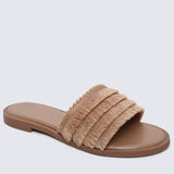 Tahnee Open Toe Sandals & Flip Flops (Brown)