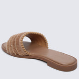 Tahnee Open Toe Sandals & Flip Flops (Brown)