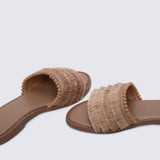 Tahnee Open Toe Sandals & Flip Flops (Brown)