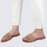 Tahnee Open Toe Sandals & Flip Flops (Brown)