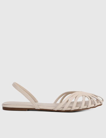 Lucinda Open Toe Sandals & Flip Flops (White)