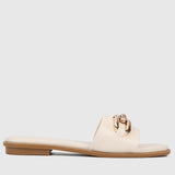 Coralie Open Toe Sandals & Flip Flops (White)