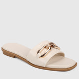 Coralie Open Toe Sandals & Flip Flops (White)