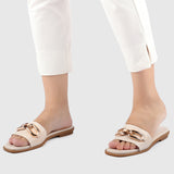 Coralie Open Toe Sandals & Flip Flops (White)