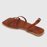 Bettina Open Toe Sandals & Flip Flops (Brown)
