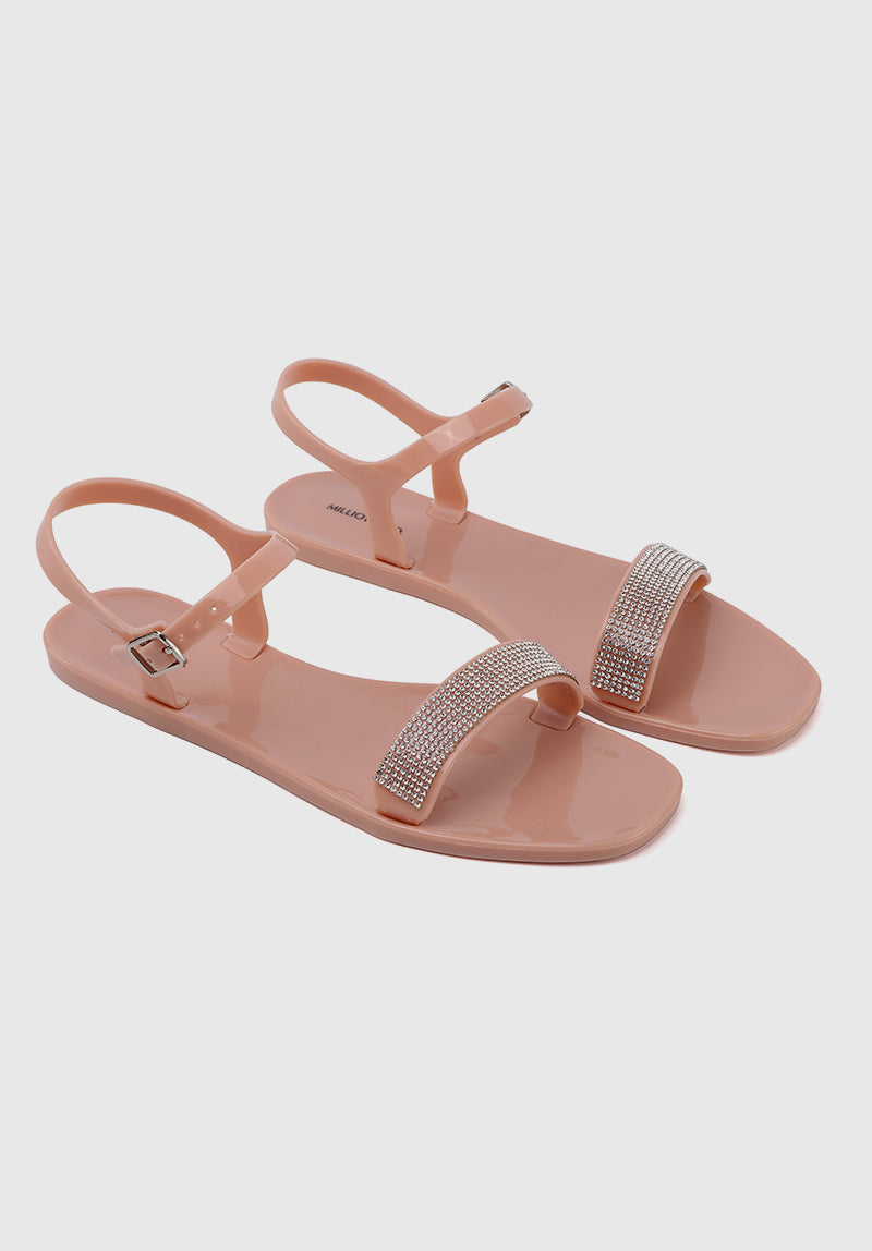 Sprinkle Jelly Sandals (Pink)