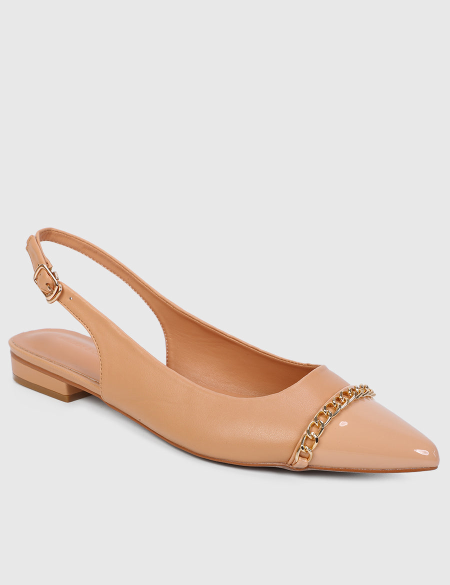 Jakki Pointed Toe Slip Ons & Espadrilles (Light Coral)