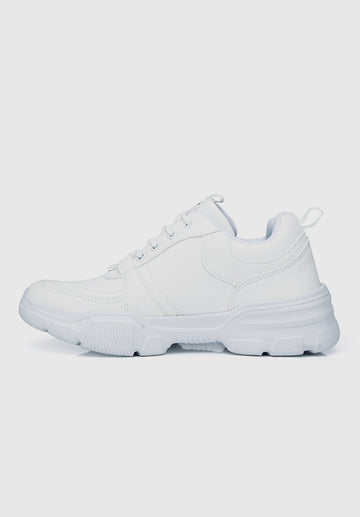 WTP Hundred Acre Wood Rounded Toe Female Sneakers (White)