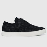 WTP New Adventure Rounded Toe Male Sneakers (Black)