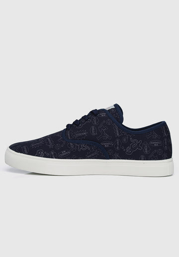 WTP New Adventure Rounded Toe Male Sneakers (Navy)