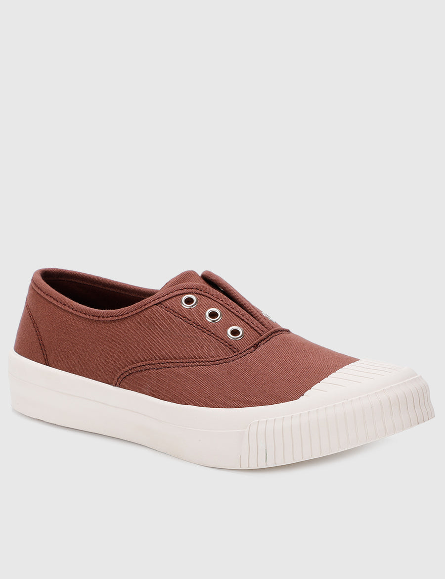 Tommie Rounded Toe Sneakers (Brunette)