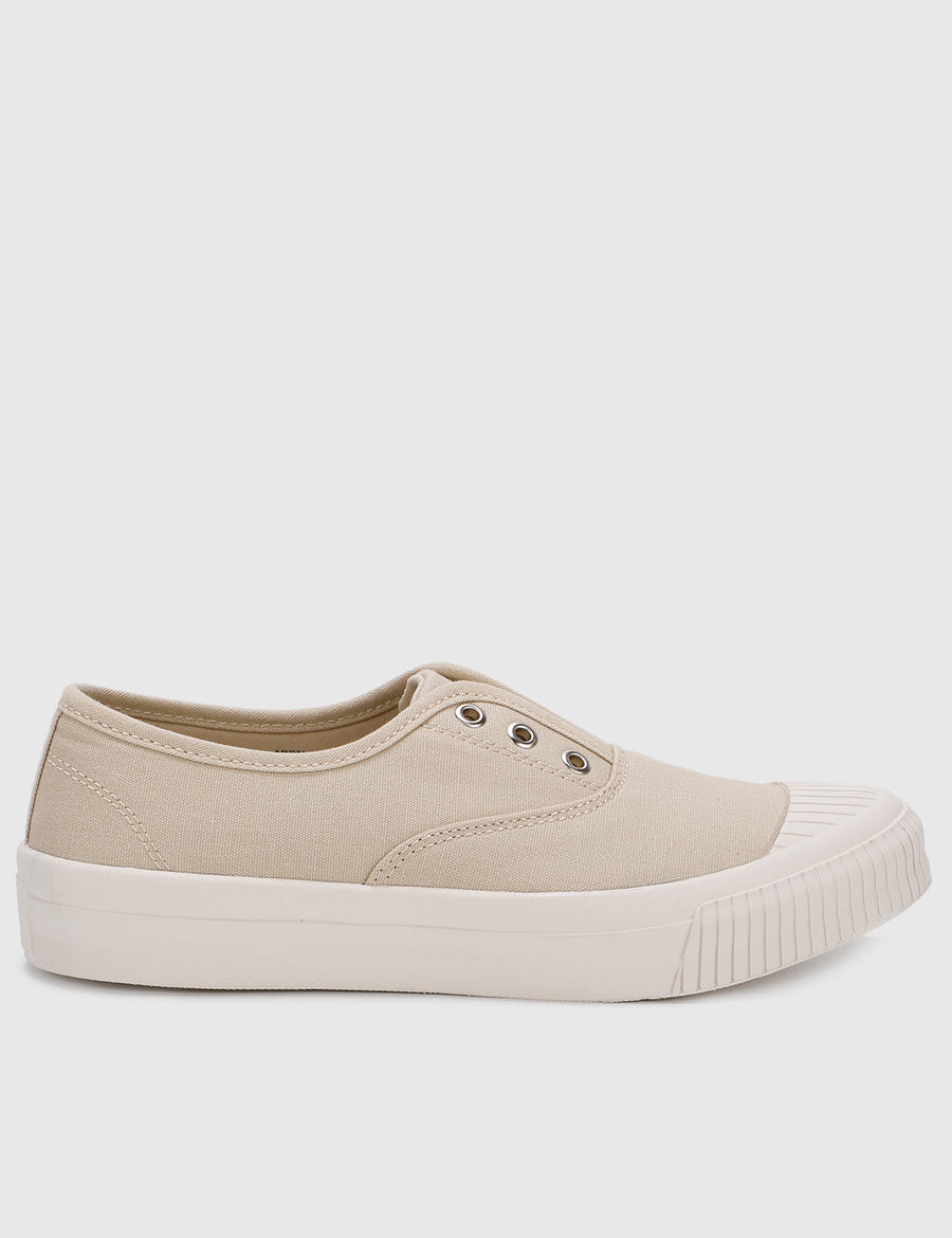 Tommie Rounded Toe Sneakers (Khaki)