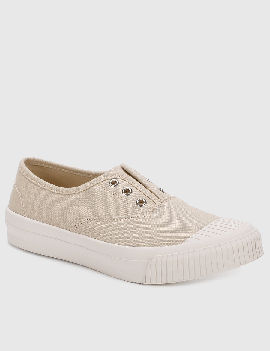 Tommie Rounded Toe Sneakers (Khaki)