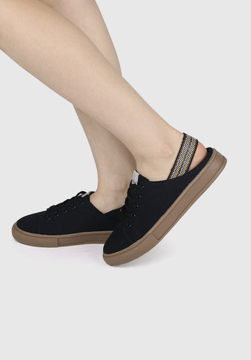 WTP True Friend Rounded Toe Sneakers (Black)