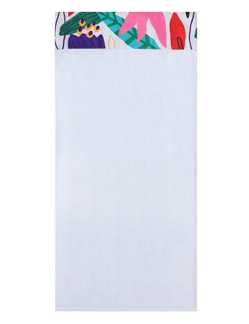 Tangled Face Towel (White)