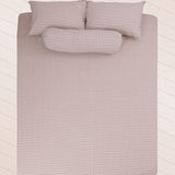 Elly Gingham K 4-pc Fitted Sheet Set (Tortilla)