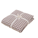 Elly Gingham K 4-pc Fitted Sheet Set (Tortilla)