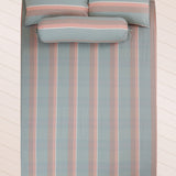 Dora Stripy Q 4-pc Fitted Sheet Set (Steel Blue)