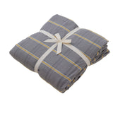 Tess Stripy SS 4-pc Quilt Cover Set (Grey)