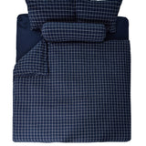 Ohel Gingham SS 3-pc Fitted Sheet Set (Midnight Blue)