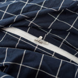 Ohel Gingham SS 3-pc Fitted Sheet Set (Midnight Blue)