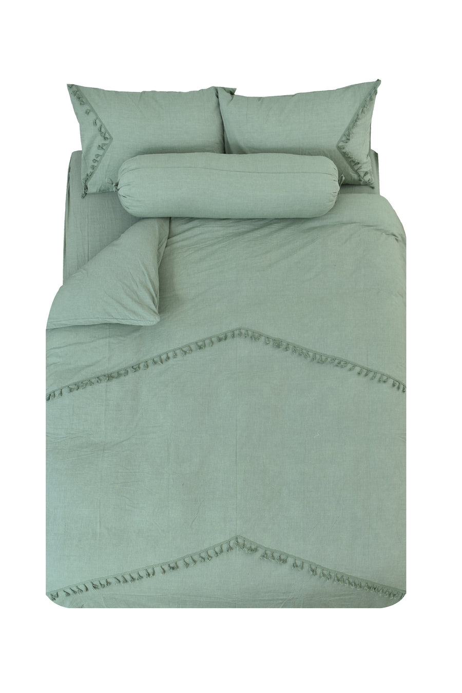 Gavy Q 5-pc Quilt Cover Set (Spring Green)