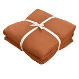 Caly Q 5-pc Quilt Cover Set (Cinnamon)