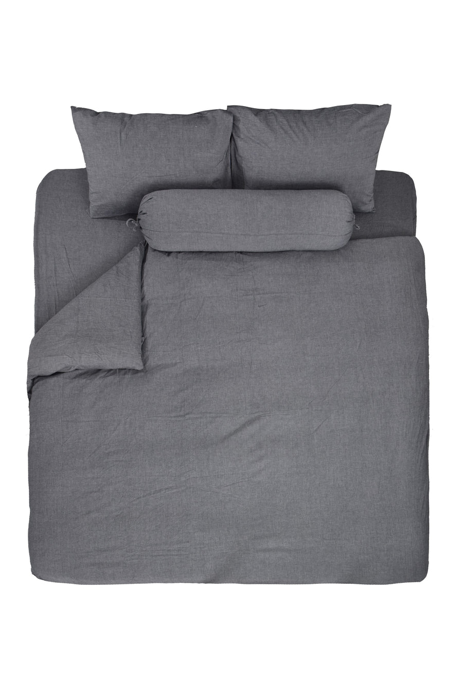 Vette Q 4-pc Fitted Sheet Set (Charcoal)