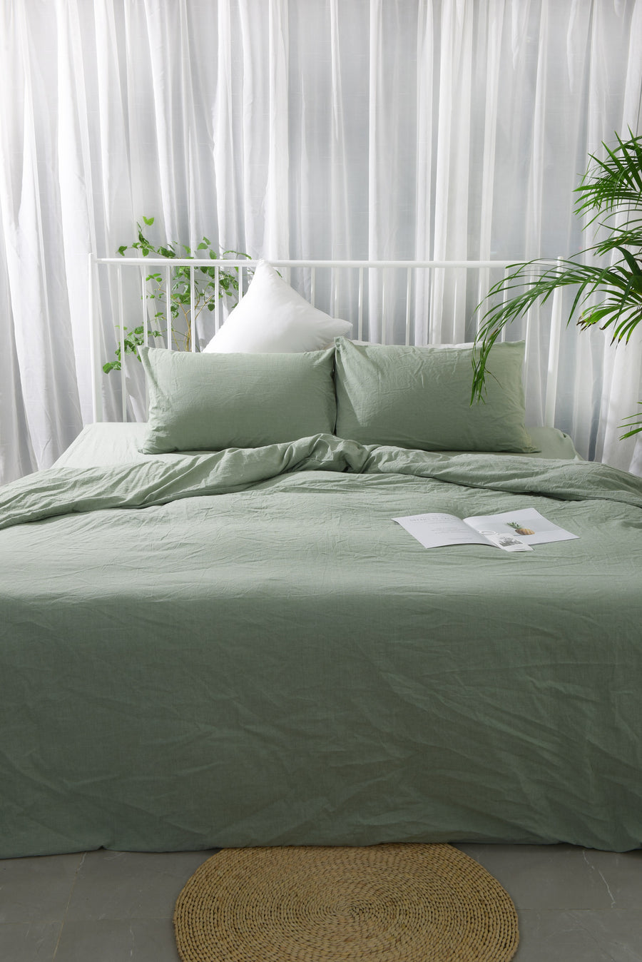 Vette Q 4-pc Fitted Sheet Set (Spring Green)