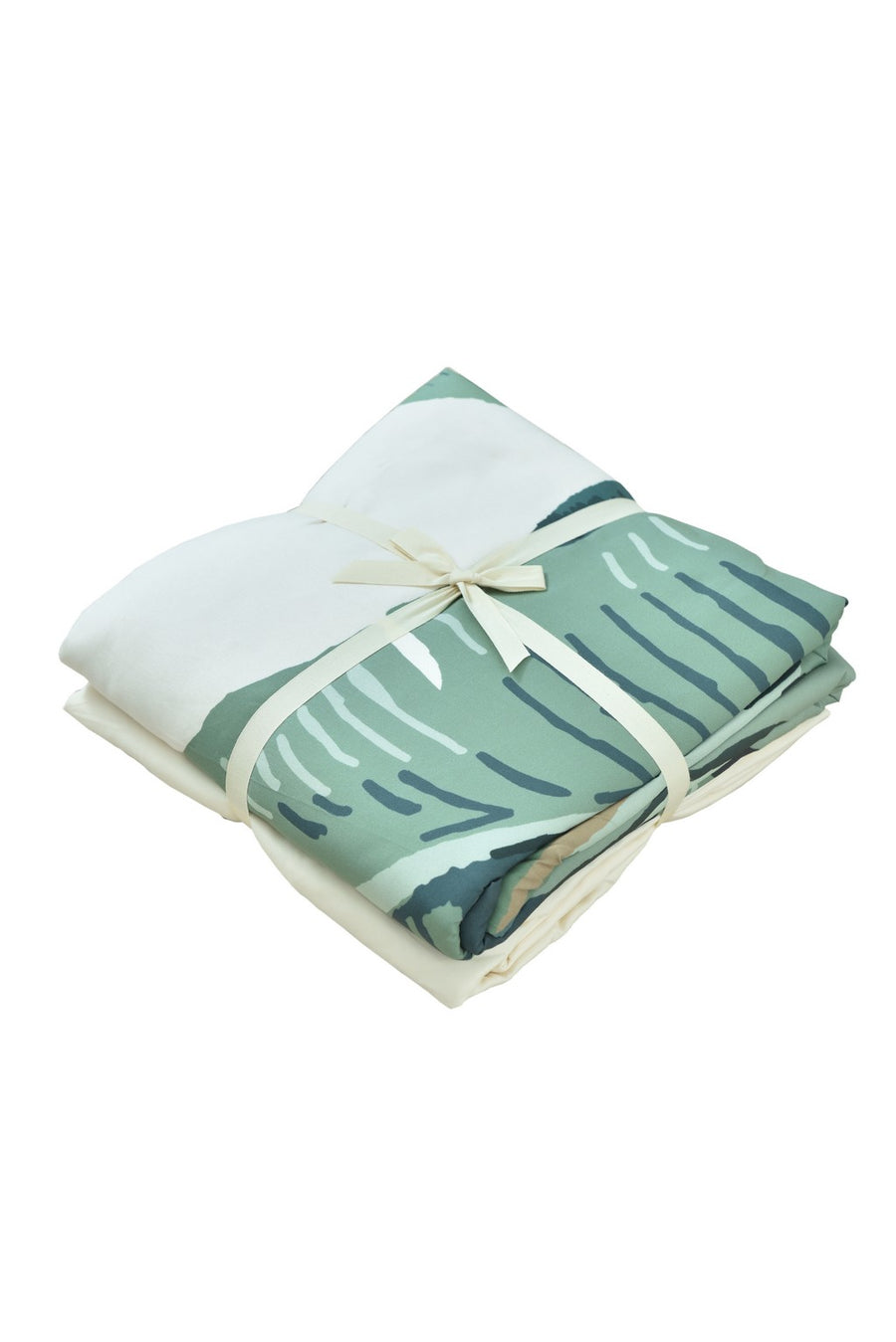 Tropical Dream SS 4-pc Quilt Cover Set (Green)
