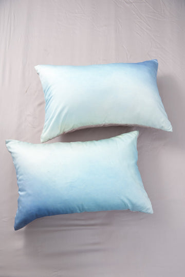 Nurita Harith Make-Believe Pillowcases Set (2pcs) Aquamarine