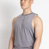 Yaakov Men Sleevesless Top (Grey)