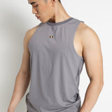 Yaakov Men Sleevesless Top (Grey)